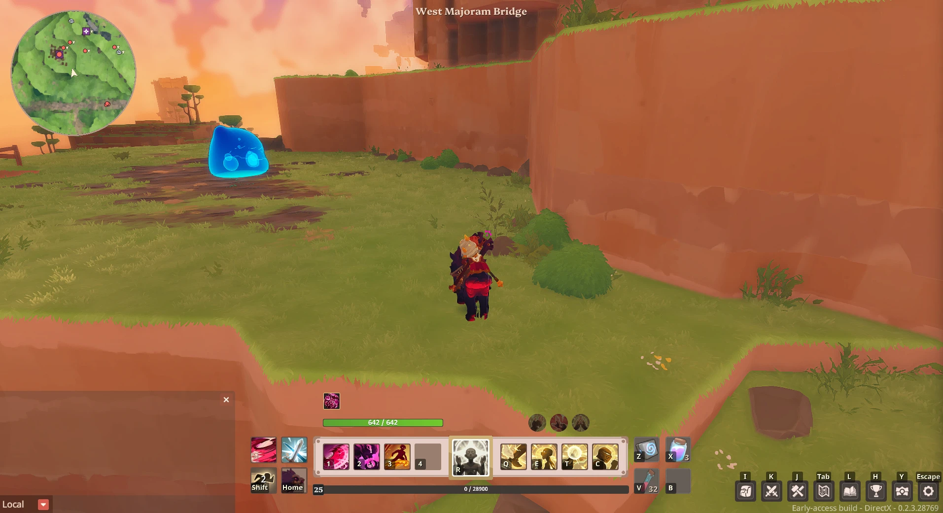 The minimap alongside the full game interface